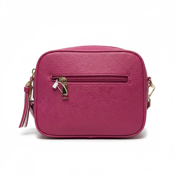 Fragolita - Borsa borsetta donna a tracolla firmata GYOIAMEA multitasche 3 tasche con cerniera nuova