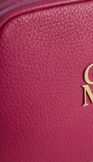 Fragolita - Borsa borsetta donna a tracolla firmata GYOIAMEA multitasche 3 tasche con cerniera nuova