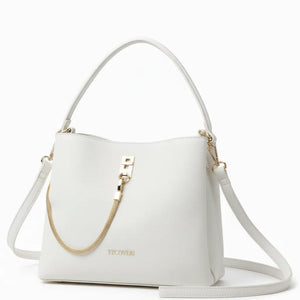 YYCoveri- Borsa Donna Modello secchiello catena Hobo Casual con Dettagli Dorati