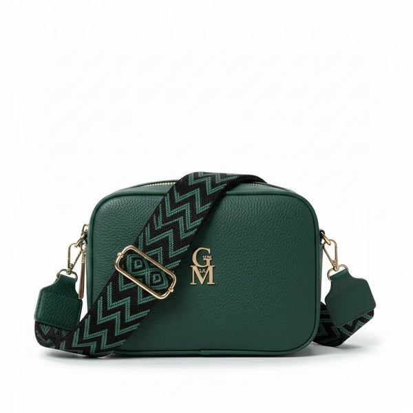 Fragolita - Borsa borsetta donna a tracolla firmata GYOIAMEA multitasche 3 tasche con cerniera nuova