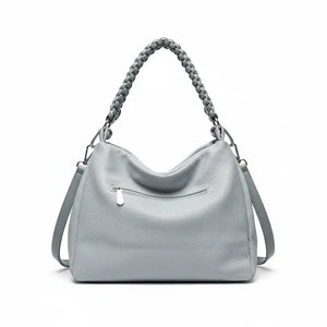 CHARRO - Borsa Donna sacco grande Hobo Casual manici intrecciati morbida