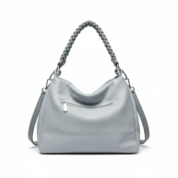 CHARRO - Borsa Donna sacco grande Hobo Casual manici intrecciati morbida