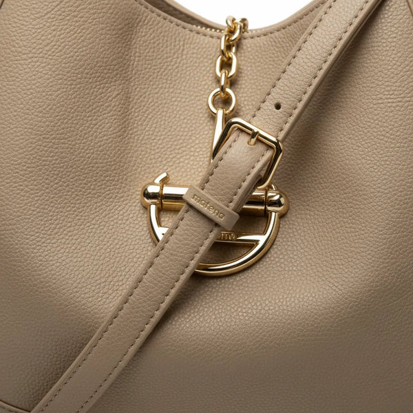 YYCoveri- Borsa Donna Modello sacco grande catena Hobo Casual con Dettagli Dorati