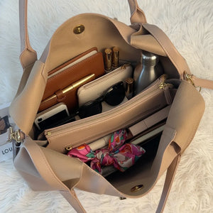 YYCoveri- Borsa Donna Modello sacco grande catena Hobo Casual con Dettagli Dorati