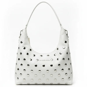 Gian Marco Venturi- Borsa Donna sacco grande Hobo Casual borche borchiata rock