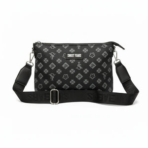 SWEET YEARS - Borsa borsetta pochette donna firmata tracolla logata jeans denim