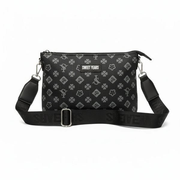 SWEET YEARS - Borsa borsetta pochette donna firmata tracolla logata jeans denim