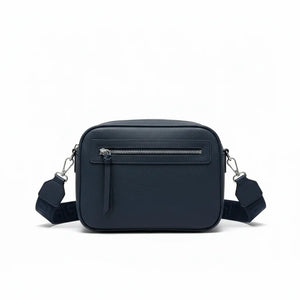 Herisson Firenze - Borsa borsetta bustina 5 tasche zip donna firmata tracolla logata simil pelle
