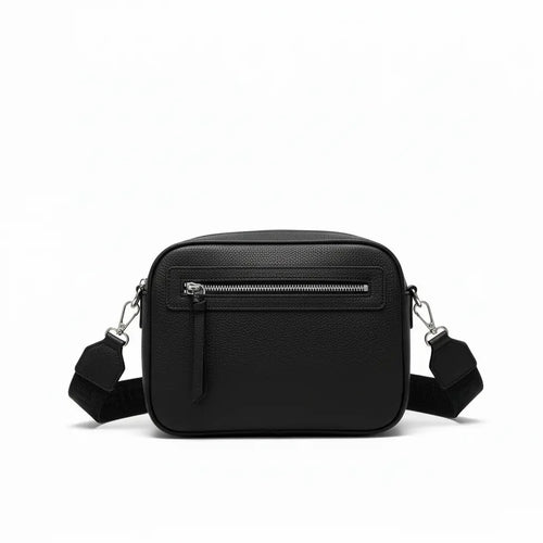 Herisson Firenze - Borsa borsetta bustina 5 tasche zip donna firmata tracolla logata simil pelle