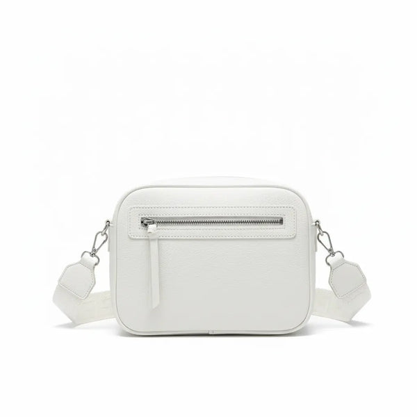 Herisson Firenze - Borsa borsetta bustina 5 tasche zip donna firmata tracolla logata simil pelle