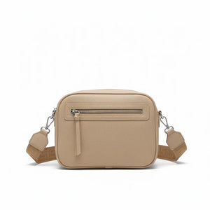 Herisson Firenze - Borsa borsetta bustina 5 tasche zip donna firmata tracolla logata simil pelle