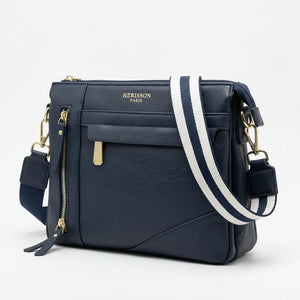 Herisson Firenze - Borsa borsetta bustina 3 tasche donna firmata tracolla logata simil pelle