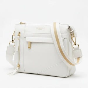 Herisson Firenze - Borsa borsetta bustina 3 tasche donna firmata tracolla logata simil pelle