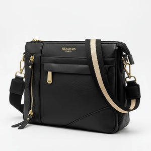 Herisson Firenze - Borsa borsetta bustina 3 tasche donna firmata tracolla logata simil pelle