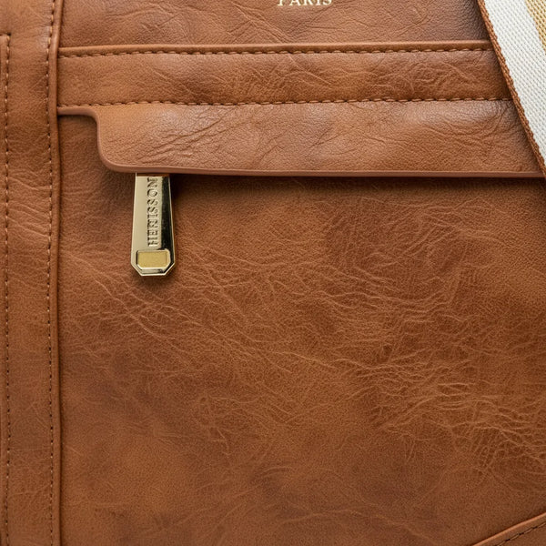 Herisson Firenze - Borsa borsetta bustina 3 tasche donna firmata tracolla logata simil pelle