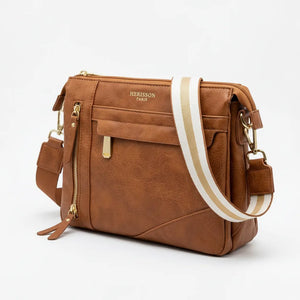 Herisson Firenze - Borsa borsetta bustina 3 tasche donna firmata tracolla logata simil pelle