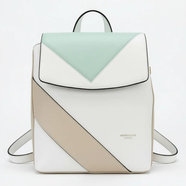 Herisson - Zaino rigido multicolore limited edition simil pelle donna zainetto