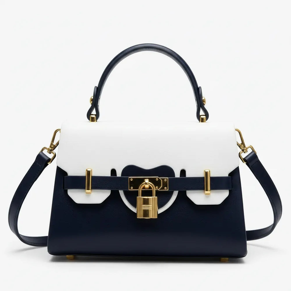 Herisson Firenze - Borsa borsetta Limited Edition Chiusura a lucchetto Old Money aesthetic modello iconico
