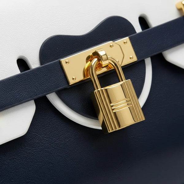 Herisson Firenze - Borsa borsetta Limited Edition Chiusura a lucchetto Old Money aesthetic modello iconico