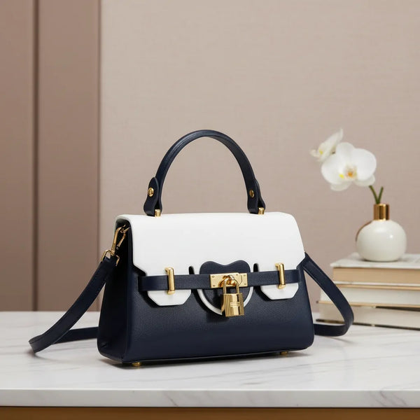 Herisson Firenze - Borsa borsetta Limited Edition Chiusura a lucchetto Old Money aesthetic modello iconico