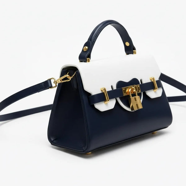 Herisson Firenze - Borsa borsetta Limited Edition Chiusura a lucchetto Old Money aesthetic modello iconico