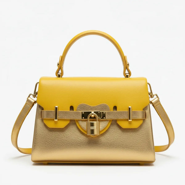 Herisson Firenze - Borsa borsetta Limited Edition Chiusura a lucchetto Old Money aesthetic modello iconico