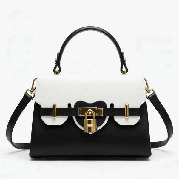Herisson Firenze - Borsa borsetta Limited Edition Chiusura a lucchetto Old Money aesthetic modello iconico