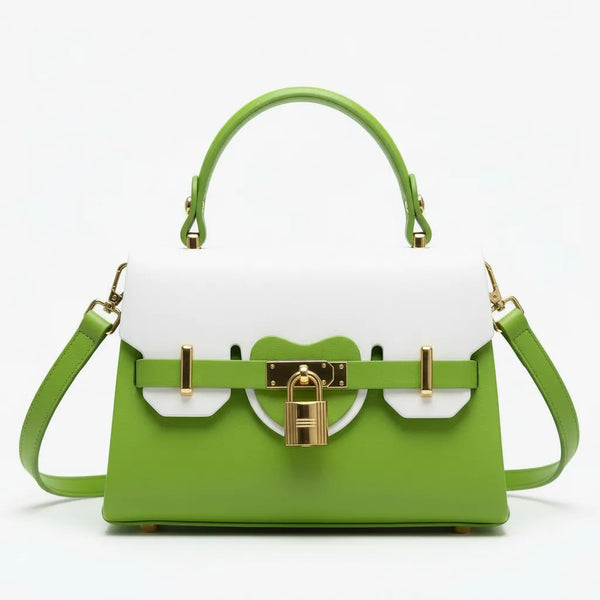 Herisson Firenze - Borsa borsetta Limited Edition Chiusura a lucchetto Old Money aesthetic modello iconico