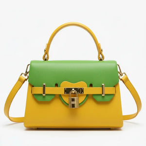 Herisson Firenze - Borsa borsetta Limited Edition Chiusura a lucchetto Old Money aesthetic modello iconico