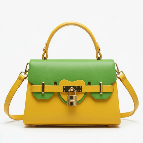 Herisson Firenze - Borsa borsetta Limited Edition Chiusura a lucchetto Old Money aesthetic modello iconico
