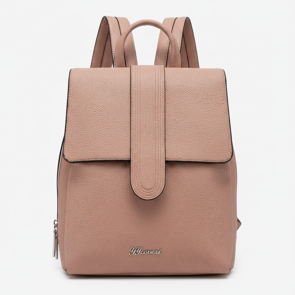 YYCoveri - Zaino limited edition simil pelle donna zainetto cartella vintage cinghia
