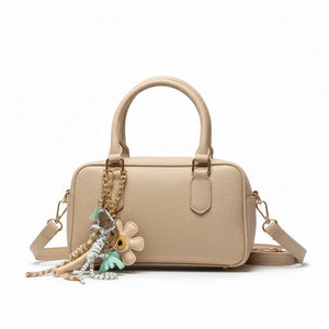 La Intrepida - Borsa a bauletto baguette con charms borsetta firmata GYOIAMEA a mano tracolla