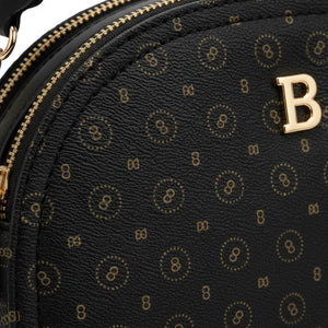 Borsa firmata Briciole borsetta beige donna tracolla fantasia scritte piccola