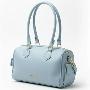 COCONUDA - Borsa a bauletto firmata a spalla tracolla casual simil pelle baguette tasche laterali