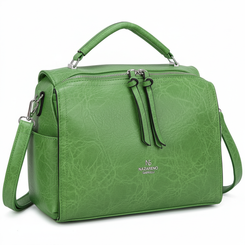Nazareno Gabrielli - Borsa donna morbida a bauletto tracolla