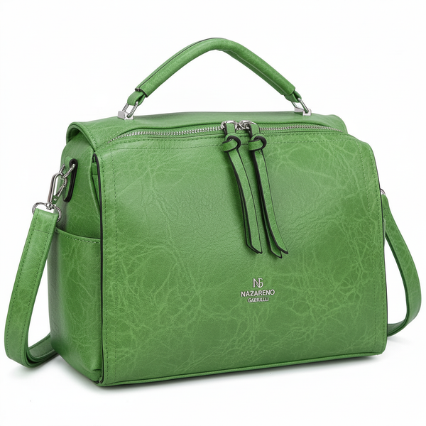 Nazareno Gabrielli - Borsa donna morbida a bauletto tracolla