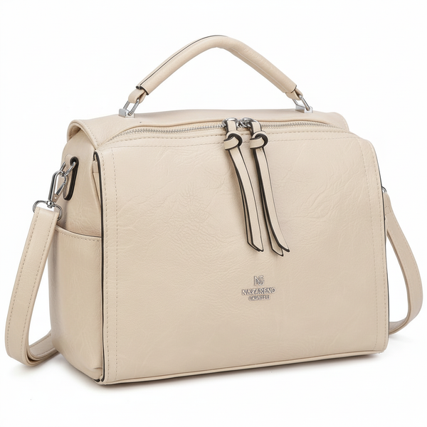 Nazareno Gabrielli - Borsa donna morbida a bauletto tracolla