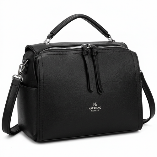 Nazareno Gabrielli - Borsa donna morbida a bauletto tracolla