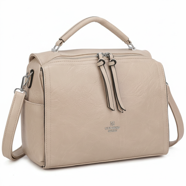 Nazareno Gabrielli - Borsa donna morbida a bauletto tracolla