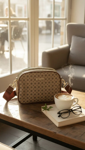 Borsa firmata YYcoveri multi tasche capiente donna tracolla fantasia piccola borsetta