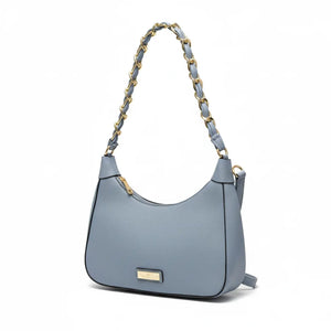 CHARRO - Borsa borsetta sacco piccola donna a tracolla firmata Modello monomanico catena