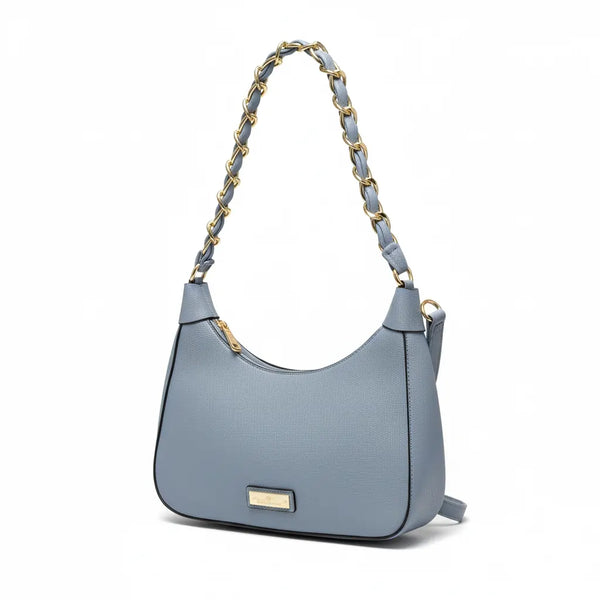 CHARRO - Borsa borsetta sacco piccola donna a tracolla firmata Modello monomanico catena