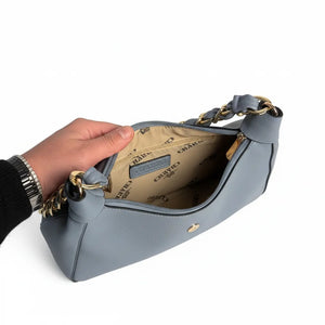 CHARRO - Borsa borsetta sacco piccola donna a tracolla firmata Modello monomanico catena