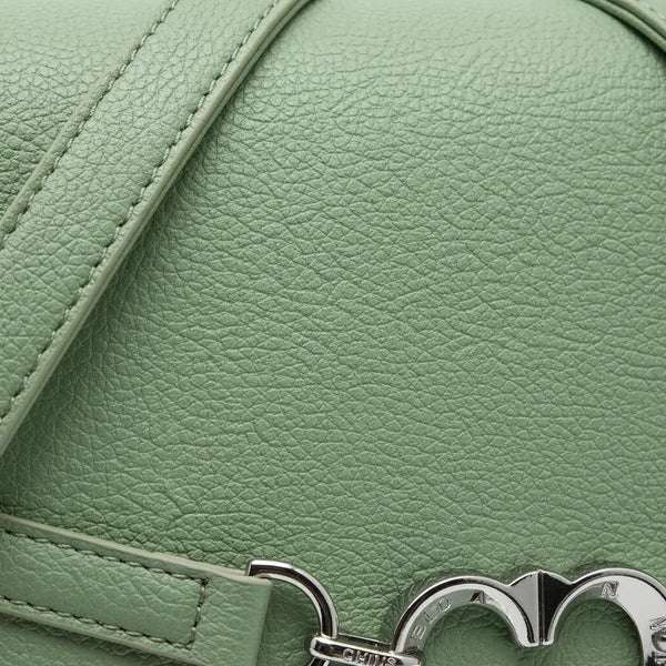 CHARRO - Borsa borsetta donna a tracolla firmata Modello Saddle Morsetto postina