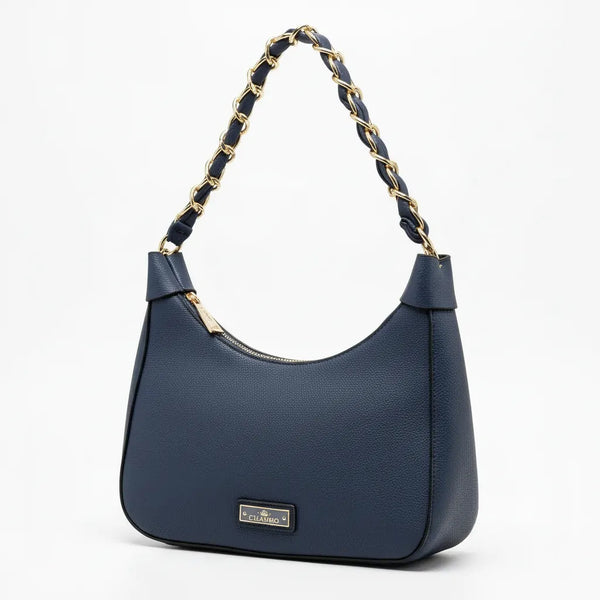 CHARRO - Borsa borsetta sacco piccola donna a tracolla firmata Modello monomanico catena