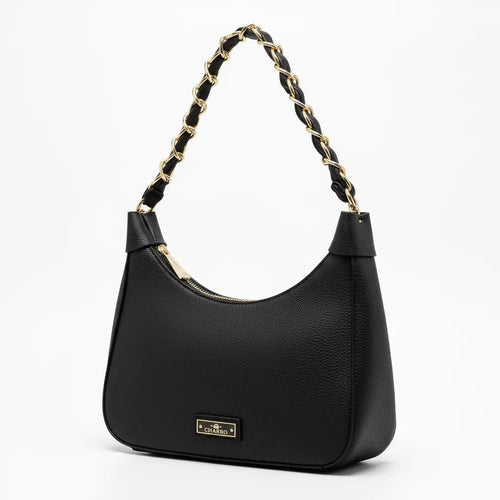 CHARRO - Borsa borsetta sacco piccola donna a tracolla firmata Modello monomanico catena
