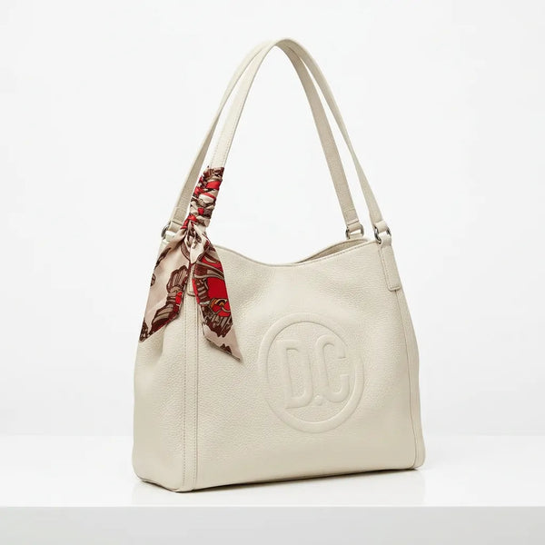 D. CRISTINA - Borsa 2in1 trasformabile Shopping bag a tote bag capiente con tracolla