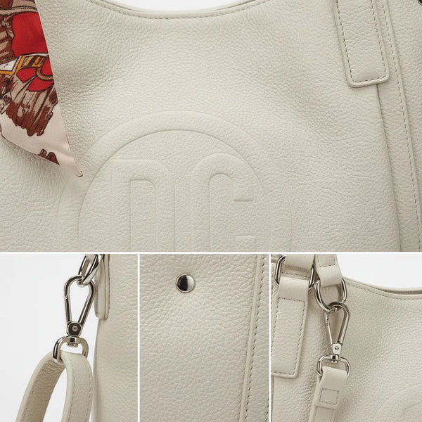 D. CRISTINA - Borsa 2in1 trasformabile Shopping bag a tote bag capiente con tracolla