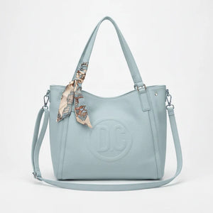 D. CRISTINA - Borsa 2in1 trasformabile Shopping bag a tote bag capiente con tracolla