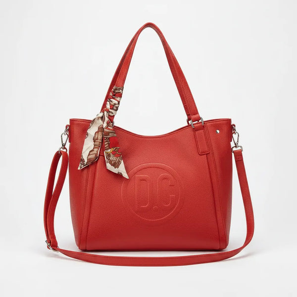 D. CRISTINA - Borsa 2in1 trasformabile Shopping bag a tote bag capiente con tracolla
